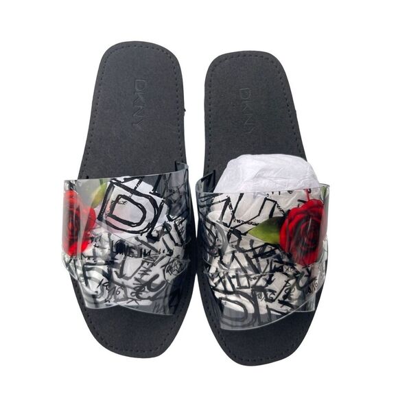 DKNY Slip on Slipper‎ Slide Sandals Shoe Size 5 - Picture 3 of 5